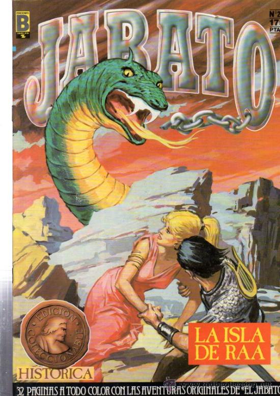 C&oacute;mics: JABATO, LA ISLA DE RAA, EDICI&Oacute;N HIST&Oacute;RICA, EDICIONES B, N&ordm; 26 - Foto 1