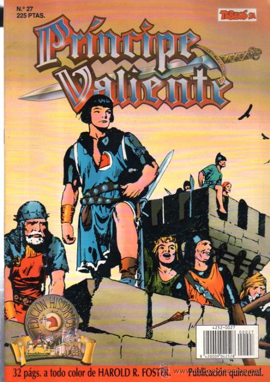 C&oacute;mics: EL PR&Iacute;NCIPE VALIENTE, N&ordm; 27, EDICI&Oacute;N HIST&Oacute;RICA, EDICIONES B - Foto 1