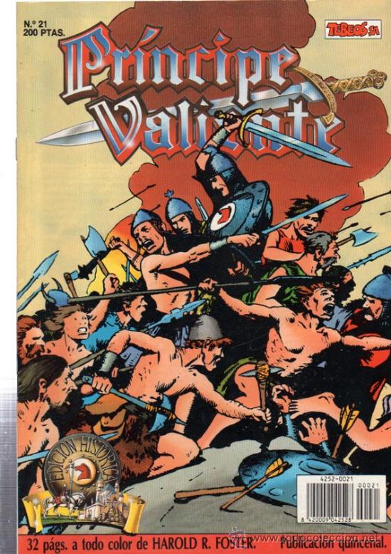 C&oacute;mics: EL PR&Iacute;NCIPE VALIENTE, N&ordm; 21, EDICI&Oacute;N HIST&Oacute;RICA, EDICIONES B - Foto 1