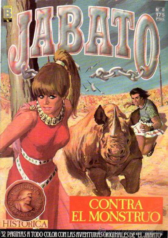 C&oacute;mics: JABATO, EDICI&Oacute;N HIST&Oacute;RICA, CONTRA EL MONSTRUO, N&ordm; 8, EDICIONES B - Foto 1