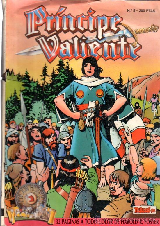 C&oacute;mics: TEBEO PR&Iacute;NCIPE VALIENTE, EDICI&Oacute;N HIST&Oacute;RICA, EDICIONES B, N&ordm; 5 - Foto 1