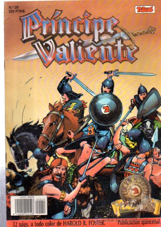 C&oacute;mics: TEBEO PR&Iacute;NCIPE VALIENTE, EDICI&Oacute;N HIST&Oacute;RICA, EDICIONES B, N&ordm; 29 - Foto 1