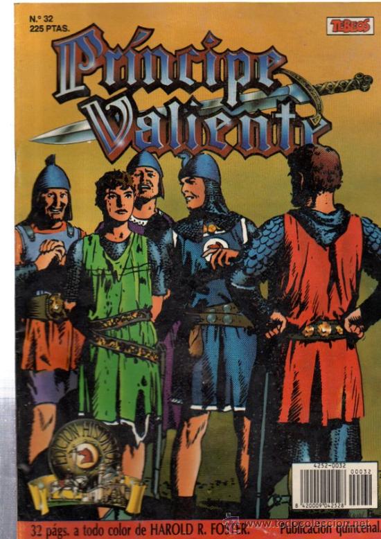 C&oacute;mics: TEBEO PR&Iacute;NCIPE VALIENTE, EDICI&Oacute;N HIST&Oacute;RICA, EDICIONES B, N&ordm; 32 - Foto 1