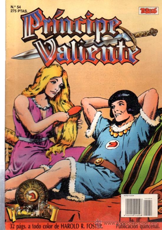 C&oacute;mics: TEBEO PR&Iacute;NCIPE VALIENTE, EDICI&Oacute;N HIST&Oacute;RICA, EDICIONES B, N&ordm; 54 - Foto 1