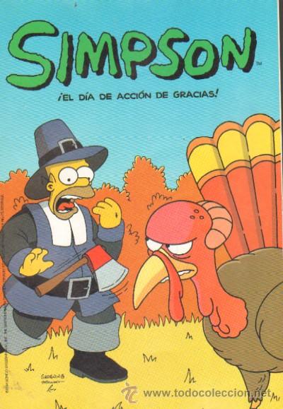 C&oacute;mics: LOS SIMPSONS. &iexcl;EL DIA DE ACCION DE GRACIAS!. A-COMIC-1849 - Foto 1