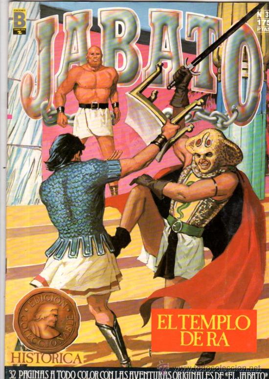 C&oacute;mics: JABATO. EL TEMPLO DE RA. EDICIONES B. COLECCION SUPER AVENTURAS. 1987. - Foto 1