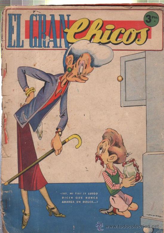 Cómics: EL GRAN CHICOS. JUNIO 1947. Nº 19. - Foto 1 - 32646314