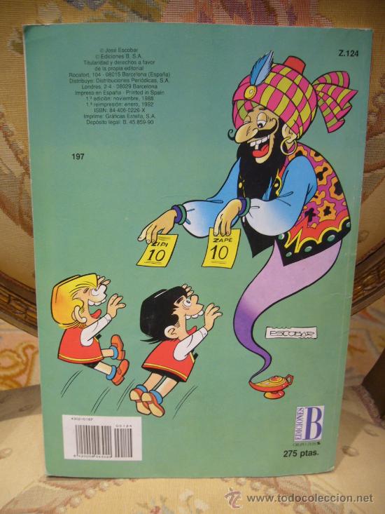 C&oacute;mics: COLECCION OLE N&ordm;197. ZIPI Y ZAPE CON CARPANTA. - Foto 2