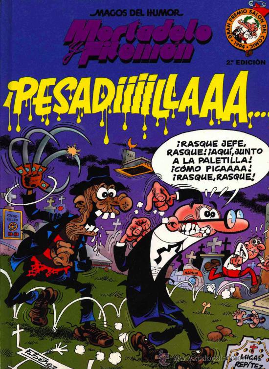 C&oacute;mics: MORTADELO Y FILEMON PESADILLA 2&ordf; EDICION GRAN PREMIO DEL COMIC 1994 - Foto 1