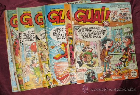 C&oacute;mics: LOTE DE 10 TEBEOS GUAI DEL 1 AL 10 - Foto 1