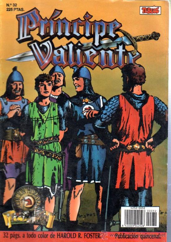 C&oacute;mics: TEBEO PR&Iacute;NCIPE VALIENTE, N&ordm; 32, EDICI&Oacute;N HIST&Oacute;RICA, EDICIONES B - Foto 1