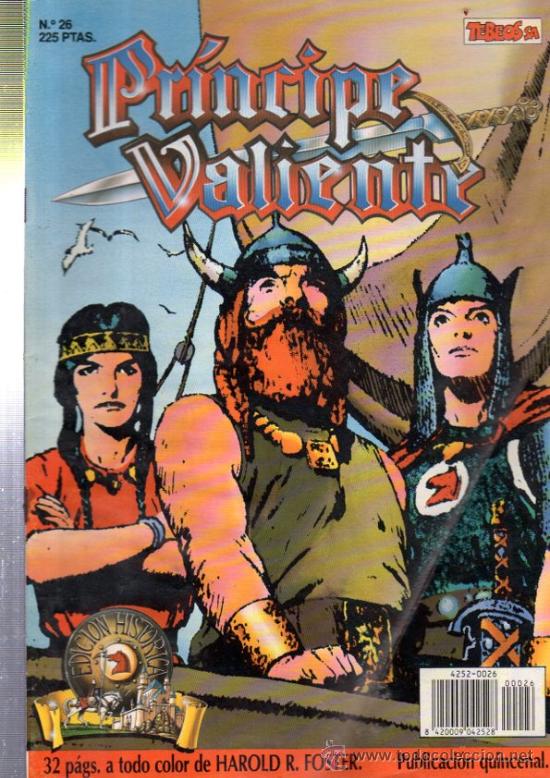 C&oacute;mics: TEBEO PR&Iacute;NCIPE VALIENTE, N&ordm; 26, EDICI&Oacute;N HIST&Oacute;RICA, EDICIONES B - Foto 1