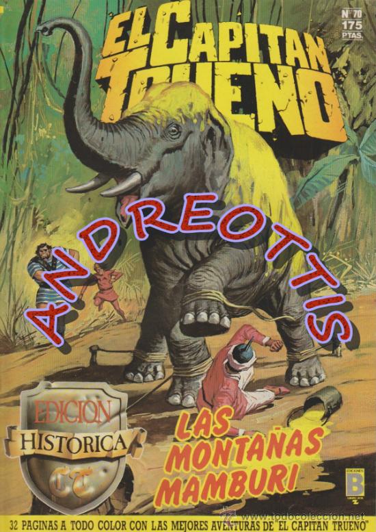 C&oacute;mics: EL CAPITAN TRUENO, Edici&oacute;n Hist&oacute;rica, Ediciones B, n&uacute;mero 70 - Foto 1