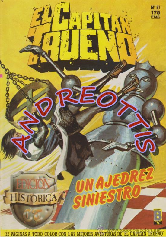 C&oacute;mics: EL CAPITAN TRUENO, Edici&oacute;n Hist&oacute;rica, Ediciones B, n&uacute;mero 61 - Foto 1