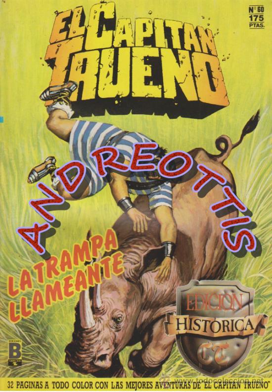 C&oacute;mics: EL CAPITAN TRUENO, Edici&oacute;n Hist&oacute;rica, Ediciones B, n&uacute;mero 60 - Foto 1
