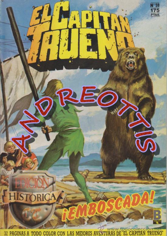C&oacute;mics: EL CAPITAN TRUENO, Edici&oacute;n Hist&oacute;rica, Ediciones B, n&uacute;mero 59 - Foto 1
