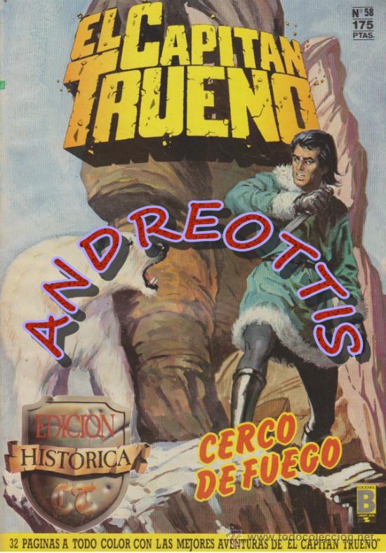 C&oacute;mics: EL CAPITAN TRUENO, Edici&oacute;n Hist&oacute;rica, Ediciones B, n&uacute;mero 58 - Foto 1