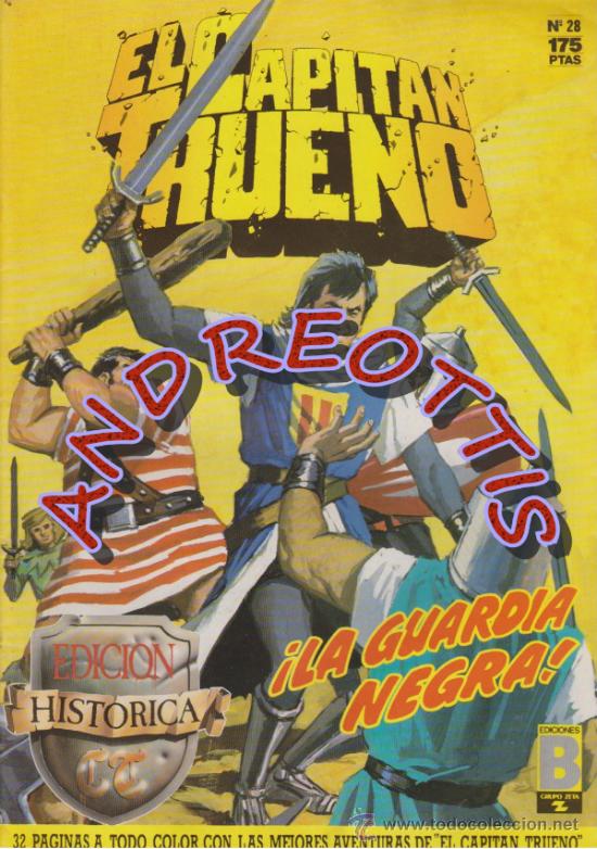 C&oacute;mics: EL CAPITAN TRUENO, Edici&oacute;n Hist&oacute;rica, Ediciones B, n&uacute;mero 28 - Foto 1