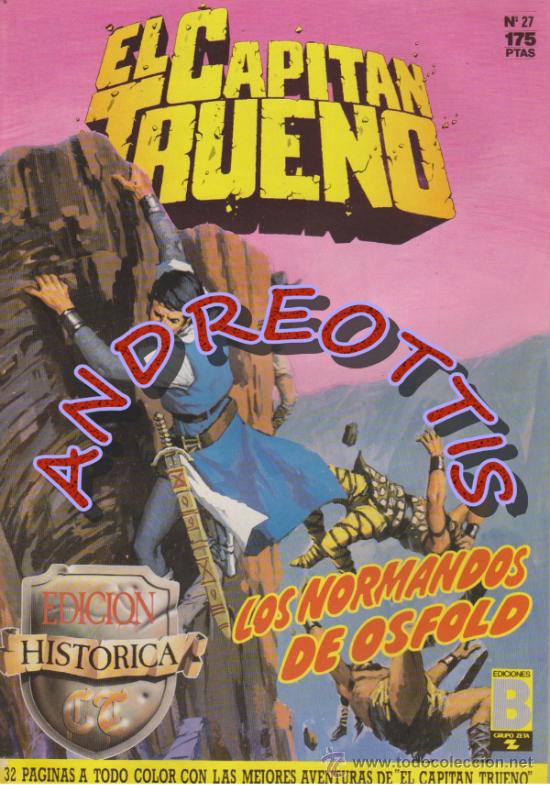 C&oacute;mics: EL CAPITAN TRUENO, Edici&oacute;n Hist&oacute;rica, Ediciones B, n&uacute;mero 27 - Foto 1