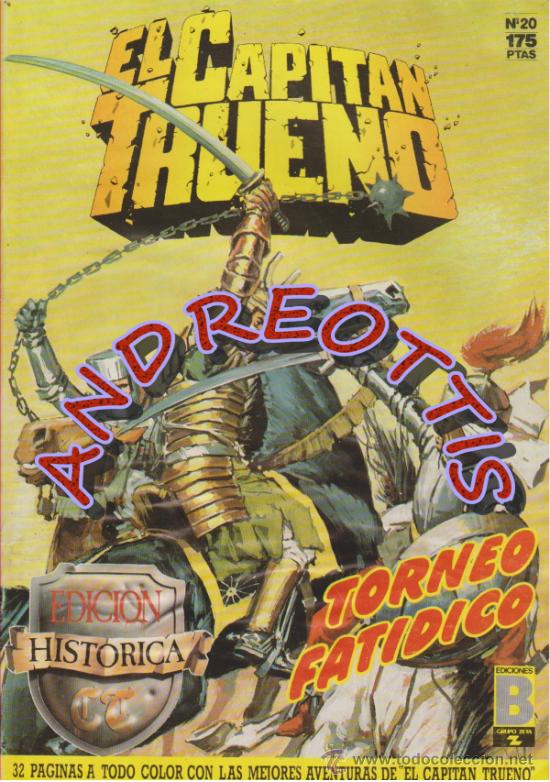 C&oacute;mics: EL CAPITAN TRUENO, Edici&oacute;n Hist&oacute;rica, Ediciones B, n&uacute;mero 20 - Foto 1