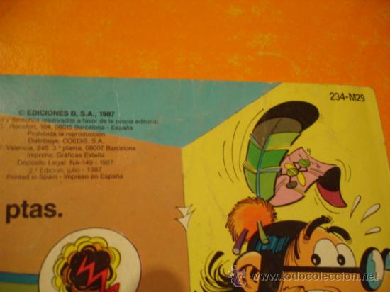C&oacute;mics: OLE ! MORTADELO Y FILEMON 234 - M. 29 . 2&ordf; EDICION 1987 . EDICIONES B . - Foto 2
