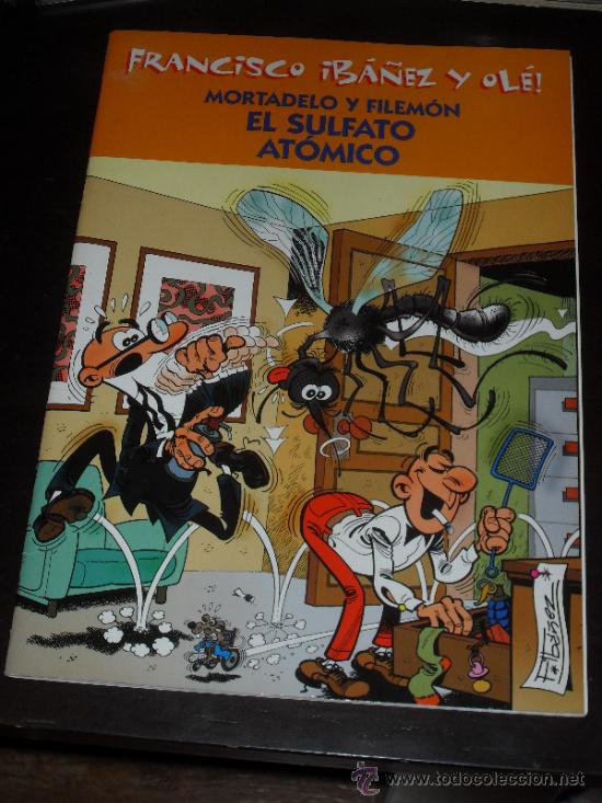 C&oacute;mics: FRANCISCO IBA&Ntilde;EZ Y OLE. EL SULFATO ATOMICO. MORTADELO Y FILEMON. EDICIONES B - Foto 1