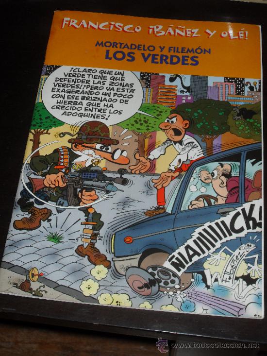 C&oacute;mics: FRANCISCO IBA&Ntilde;EZ Y OLE. LOS VERDES. MORTADELO Y FILEMON. EDICIONES B - Foto 1