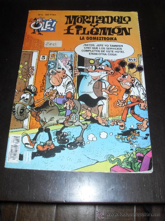 C&oacute;mics: MORTADELO Y FILEMON N&ordm; 8. OLE. EDICIONES B. 2&ordf; EDICION. PORTADA CON RELIEVE. - Foto 1
