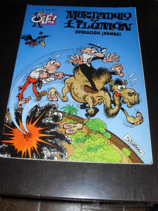 C&oacute;mics: MORTADELO Y FILEMON N&ordm; 75. OLE. EDICIONES B. 3&ordf; EDICION. 1999. - Foto 1