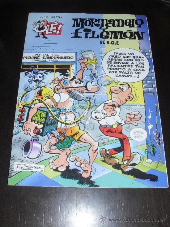 C&oacute;mics: MORTADELO Y FILEMON N&ordm; 48. OLE. EDICIONES B. 3&ordf; EDICION. 2000 - Foto 1