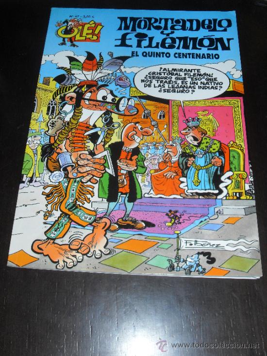 C&oacute;mics: MORTADELO Y FILEMON N&ordm; 47. OLE. EDICIONES B. 5&ordf; EDICION. 2007 - Foto 1