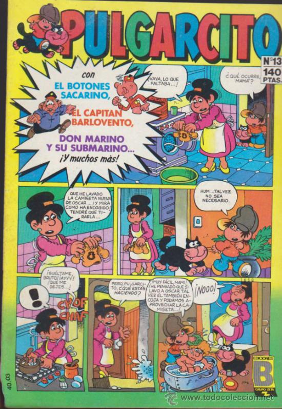 C&oacute;mics: Pulgarcito n&ordm; 13. Ediciones B. - Foto 1