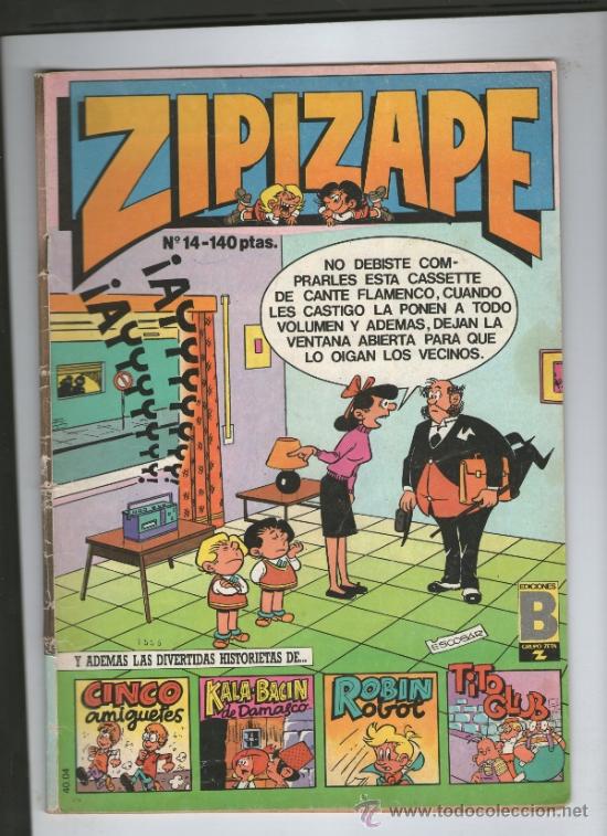 C&oacute;mics: ZIPI Y ZAPE N&ordm; 14- EDICIONES B 1.987 -B4 - Foto 1