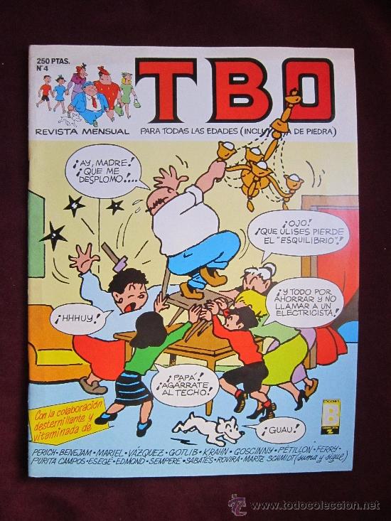 C&oacute;mics: TBO. N&ordm; 4. Ediciones B. 1988. Como nuevo - Foto 1
