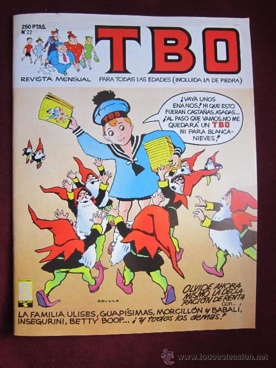 C&oacute;mics: TBO. N&ordm; 22. EDICIONES B. 1988. COMO NUEVO - Foto 1