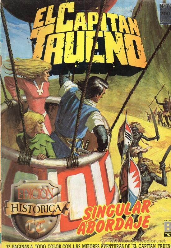 C&oacute;mics: CAPITAN TRUENO - SINGULAR ABORDAJE - EDICIONES B - N&ordm;73 - 1988 - Foto 1