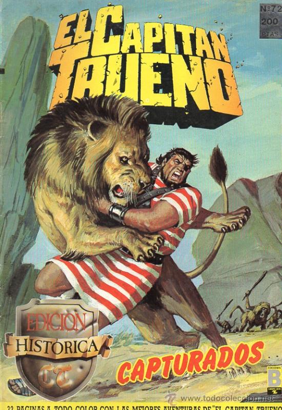 C&oacute;mics: CAPITAN TRUENO -  CAPTURADOS - N&ordm;72 - EDICIONES B - 1988 - Foto 1