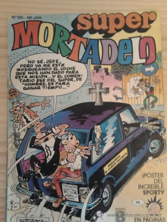 C&oacute;mics: SUPER MORTADELO, N&ordm; 50. EDICIONES B, 1987. - Foto 1