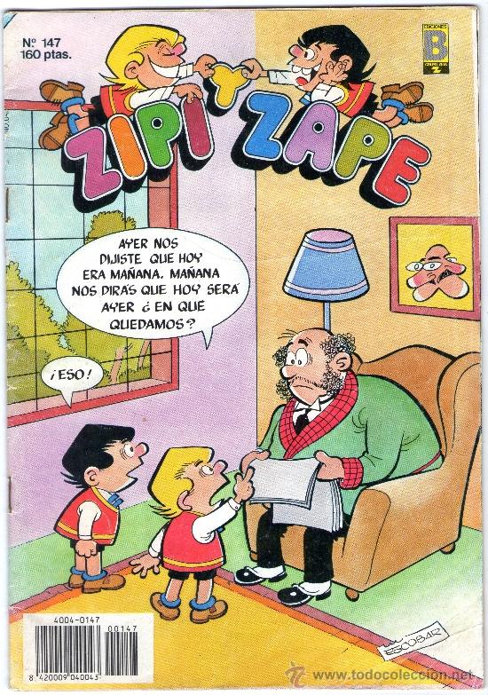 C&oacute;mics: ZIPI Y ZAPE - N&ordm; 147 - EDICIONES B - A&Ntilde;O 1990. - Foto 1