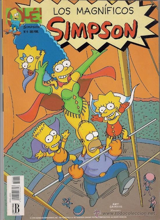 C&oacute;mics: Ol&eacute; Los Simpson. n&ordm; 4. Los Magn&iacute;ficos Simpson. - Foto 1