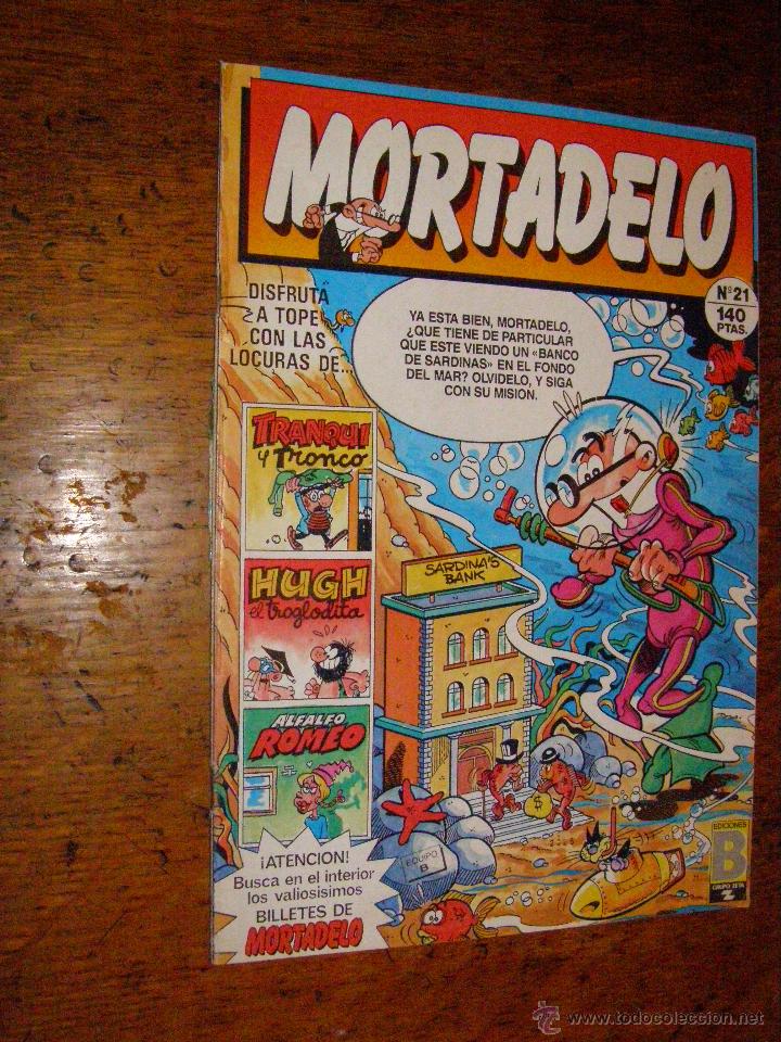 C&oacute;mics: Mortadelo - n&ordm; 21 - Ediciones B - 1987 - - Foto 1