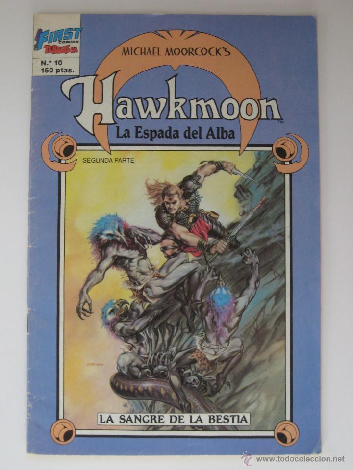 C&oacute;mics: HAWKMOON. LA ESPADA DEL ALBA N&ordm; 10. FIRST COMICS. TEBEOS SA. EDICIONES B - Foto 1
