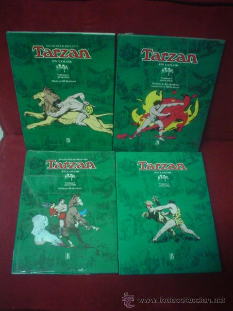 C&oacute;mics: TARZAN (HAROLD FOSTER) COLECCI&Oacute;N COMPLETA. 4 TOMOS - Foto 1