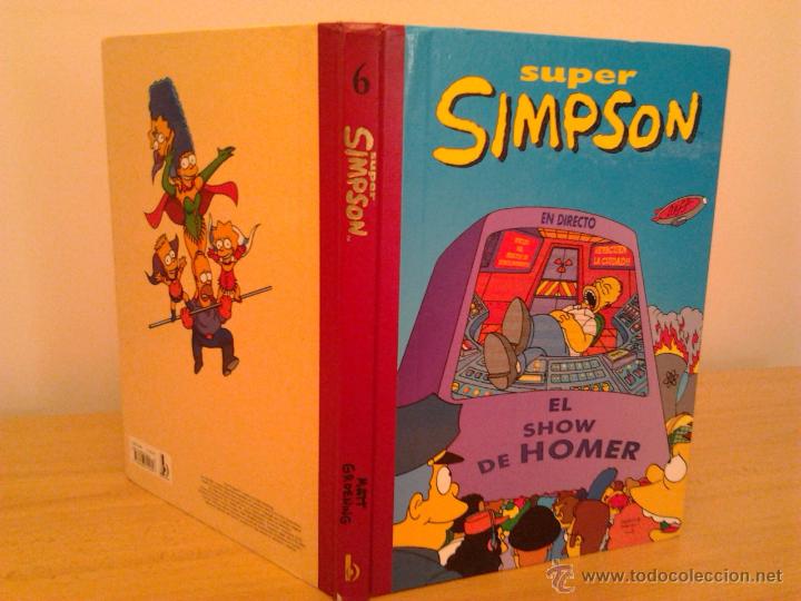 C&oacute;mics: SUPER SIMPSON 6 DE MATT GROENING. EDICIONES B, 1&ordf; EDICI&Oacute;N, 2000. - Foto 1
