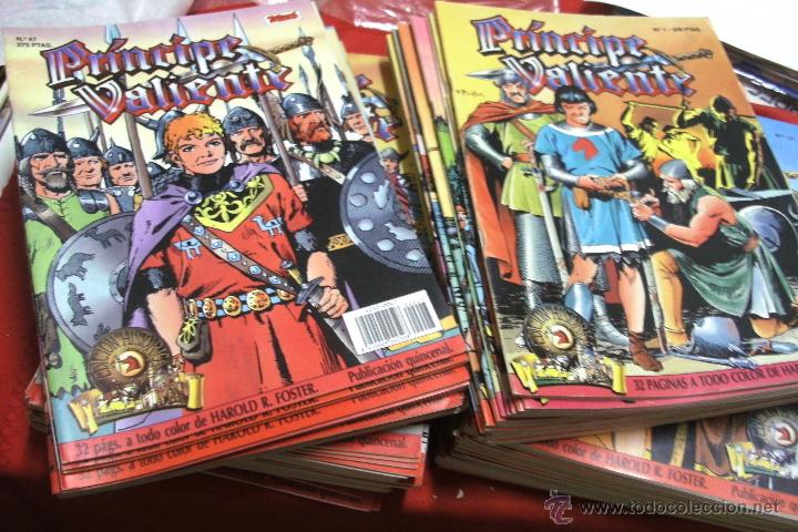 C&oacute;mics: PRINCIPE VALIENTE / EDICI&Oacute;N HIST&Oacute;RICA COMPLETA 91 N&Uacute;MEROS / EDICIONES B - Foto 1