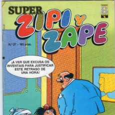 Cómics: SUPER ZIPI Y ZAPE - Nº 27 - CON BILLETES MORTADELO - EDICIONES B - AÑO 1988.