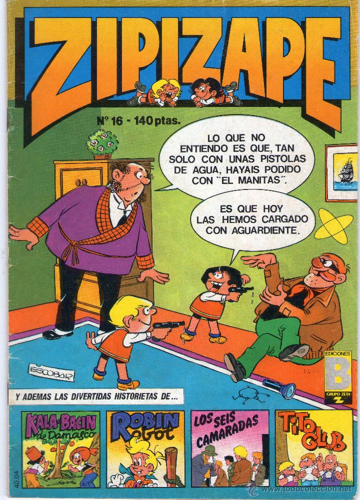 C&oacute;mics: ZIPIZAPE - N&ordm; 16 - EDICIONES B - A&Ntilde;O 1987. - Foto 1