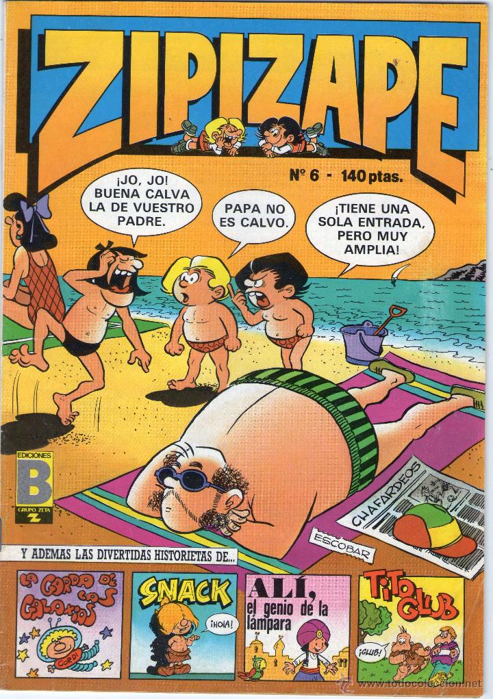 C&oacute;mics: ZIPIZAPE - N&ordm; 6 - EDICIONES B - A&Ntilde;O 1987. - Foto 1