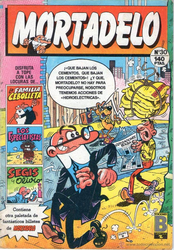 C&oacute;mics: MORTADELO - N&ordm; 30 - CON BILLETES MORTADELO - EDICIONES B - A&Ntilde;O 1987. - Foto 1