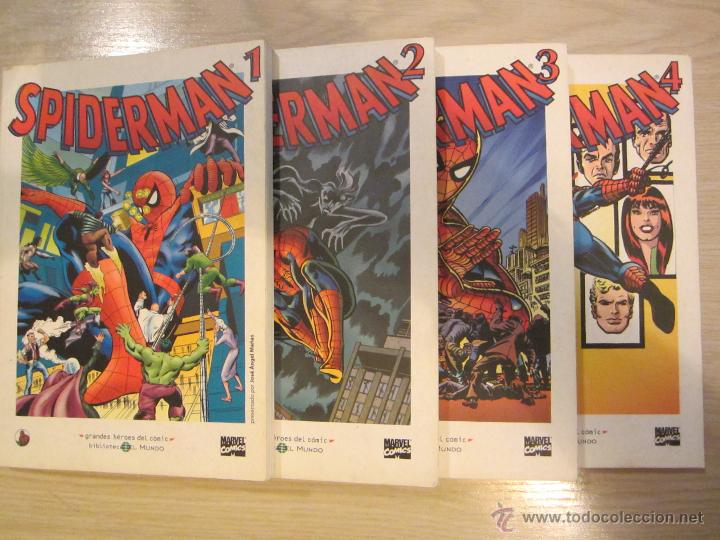 C&oacute;mics: BIBLIOTECA EL MUNDO SPIDERMAN 1, 2, 3, y 4 - Foto 1